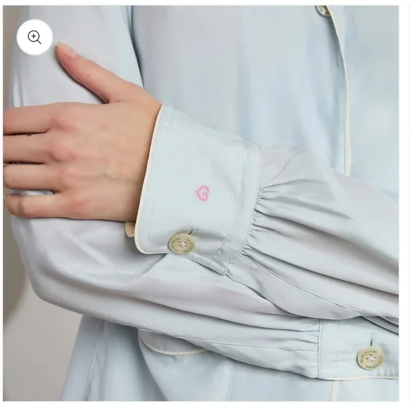 The Sleep Code silk pj set - Picture 4 of 4